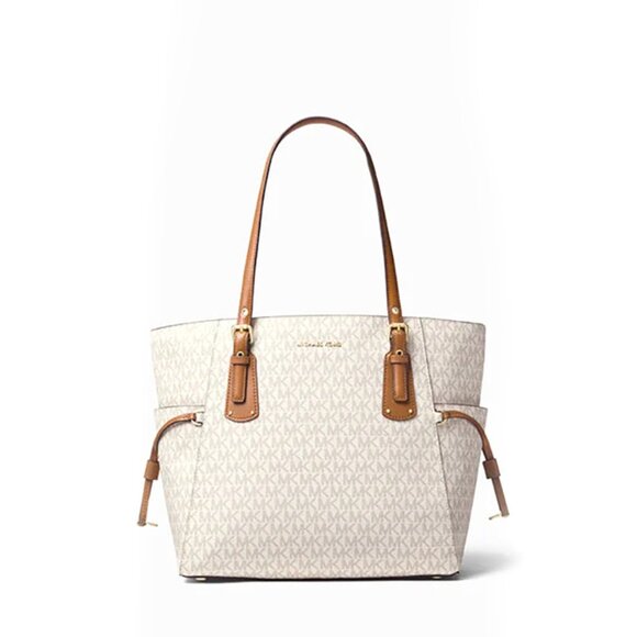 MICHAEL KORS Voyager Signature Tote - Vanilla - Picture 1 of 5